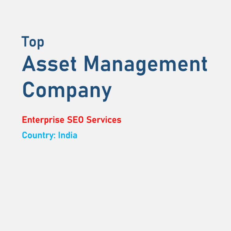 Top Asset Management Company Enterprise SEO