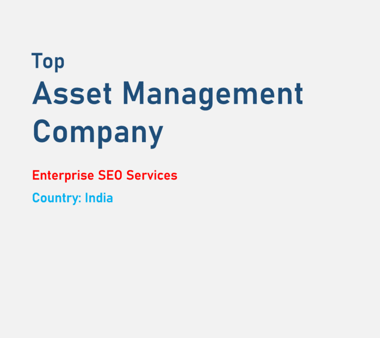 Top Asset Management Company Enterprise SEO